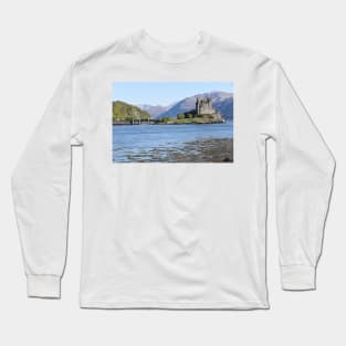 Eilean Donan Castle on a summer afternoon  in the Highlands of Scotland Long Sleeve T-Shirt